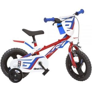 Bicicleta copii 3-5 ani, 12 inch, Rosu, Dino Bikes DB812L06RE imagine