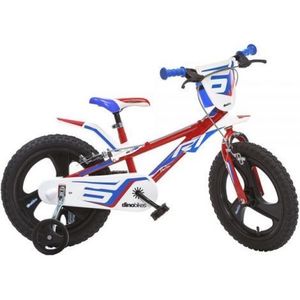 Bicicleta copii 3-5 ani, 14 inch, Rosu, Dino Bikes DB814L06RE imagine