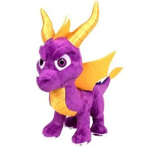 Jucarie din plus si material textil Spyro in picioare, 32 cm imagine