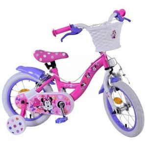 Bicicleta copii 3-5 ani, 14 inch, Minnie Mouse Bow Tie, EandL CYCLES 21413SAFW imagine