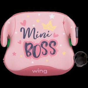 Inaltator auto Chipolino Wing I-Size 125-150 cm pink mini boss cu sistem Isofix imagine