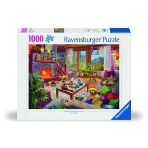 Ravensburger - Puzzle cabana cozy 1000 piese design nou imagine