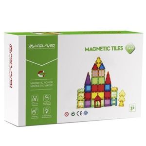 Set de constructie magnetic 3d - 120 piese imagine