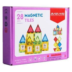 Set de constructie magnetic 3d - 28 piese imagine