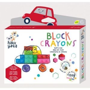 Creioane cerate interconectabile Block Crayons - Masina, Haku Yoka imagine