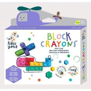 Creioane cerate interconectabile Block Crayons - Elicopter, Haku Yoka imagine