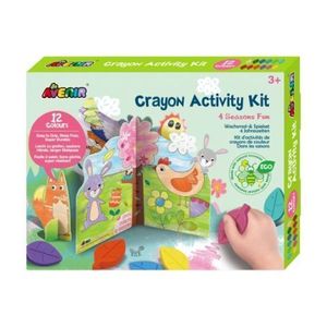 Kit de activitati cu creioane colorate - Distractie in 4 anotimpuri imagine