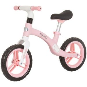 Bicicleta copii 2-5 ani, fara pedale, Zig Zag Pink, Chipolino DIKZZ02405PI imagine