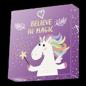 Set creativ tablou Believe in Magic, pictura cu diamante imagine