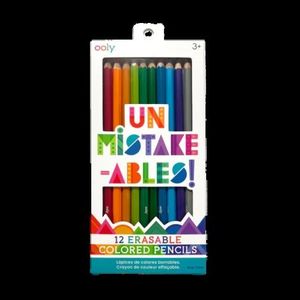 Creioane colorate care se sterg, set de 12, Un-Mistake-Ables! imagine