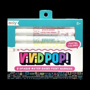 Carioci cu vopsea Vivid Pop! - set de 8, pastel imagine