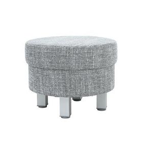 Puf rotund Relax gri, diam 61 cm, sezut 40 cm H, sala asteptare imagine