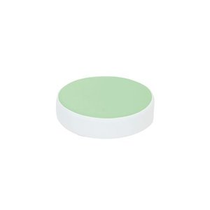 Puf rotund din spuma Drops verde deschis, 30 cm diam, 8 cm grosime, cresa si gradinita imagine