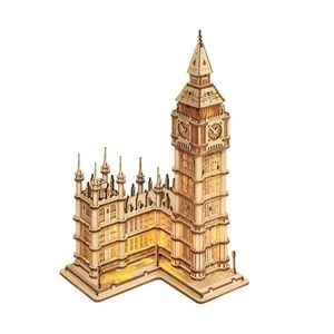 Puzzle 3D - Big Ben, 220 piese | Robotime imagine