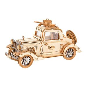 Puzzle 3D - Vintage Car TG504 | Robotime imagine