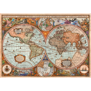 Puzzle 3000 piese - Ancient World Map | Schmidt imagine