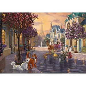 Puzzle 1000 piese - Thomas Kinkade - The Aristocats | Schmidt imagine