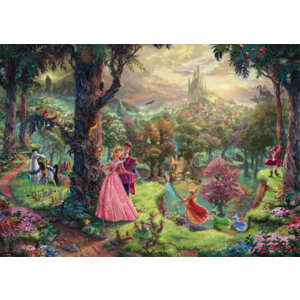 Puzzle 1000 de piese - Thomas Kinkade - Disney - Sleeping Beauty | Schmidt imagine