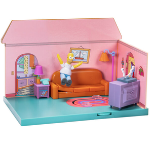 Set de joaca cu figurine - Casa familiei Simpsons | Jakks Pacific imagine