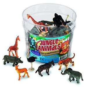 Set 60 figurine - Animale din jungla | Learning Resources imagine