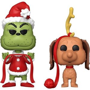 Set 2 figurine - Pop! How the Grinch Stole Christmas: Grinch & Max | Funko imagine