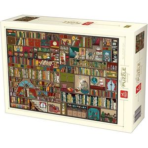 Puzzle 1000 piese - Bookshelf Pattern | Deico Games imagine