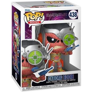 Figurina - Pop! Iron Maiden: Cyborg Eddie | Funko imagine