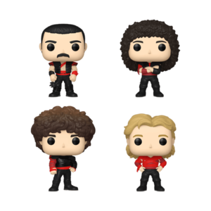 Set 4 figurine - Funko Pop! Rocks - Queen (Radio Ga Ga) | Funko imagine