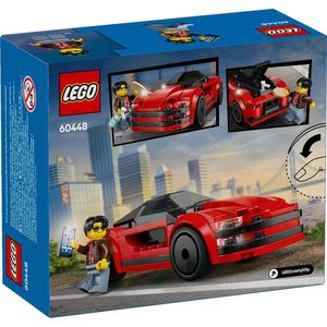 LEGO City - Masina sport rosie (60448) | LEGO imagine