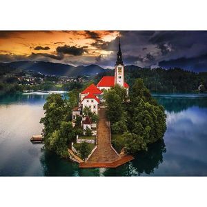 Puzzle 1000 piese - Lacul Bled Slovenia | Trefl imagine