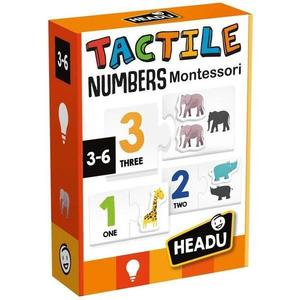 Joc: Cartonase tactile cu numere si animale: Montessori. Tactile Numbers imagine