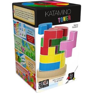 Puzzle 3D lemn: Katamino Tower imagine