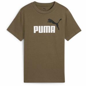 Tricou copii Puma Ess 2 Color No.1 Logo Tee B 68577881, 176, Maro imagine