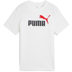 Tricou copii Puma Ess 2 Color No.1 Logo Tee B 68577802, 176, Alb imagine