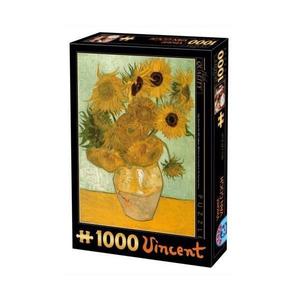 Puzzle 1000 Vincent Van Gogh - Sunflowers imagine