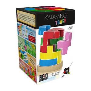 Puzzle 3D lemn: Katamino Tower imagine