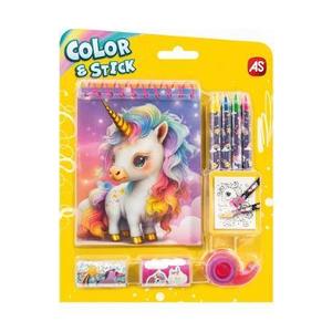 Set de desen Pocket: Color and Stick. Unicorni imagine