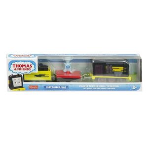 Locomotiva motorizata cu 2 vagoane, Thomas and Friends, Deliver the Win Diesel, HDY74 imagine