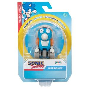 Figurina articulata, Sonic the Hedgehog, Burrbot, 6 cm imagine