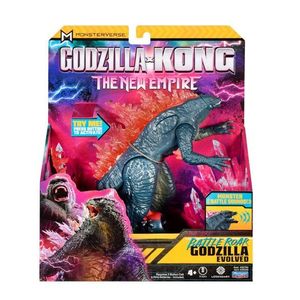 Figurina articulata cu sunete, Monsterverse, Battle Roar, Godzilla Evolved, 18 cm imagine