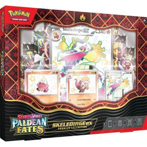 Set carti de joc, Pokemon TCG, Paldean Fates Premium Collection, Skeledirge Ex, SV4.5 imagine