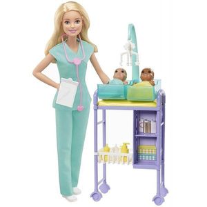 Papusa Barbie Doctor cu Accesorii imagine