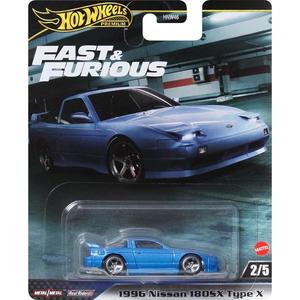 Masinuta din metal, Hot Wheels, Fast and Furious, 1996 Nissan 180SX Type X, HVR62 imagine