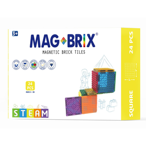 Set magnetic Magbrix, Magblox, 24 piese patrate imagine