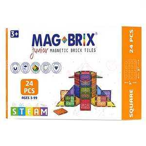 Set magnetic Magbrix Junior, Magblox, 24 piese patrate imagine