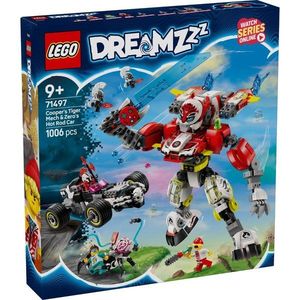 LEGO® Dreamzzz - Robotul tigru al lui Cooper si Masina Hot Rod a lui Zero (71497) imagine