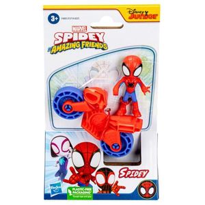 Set figurina cu motocicleta, Spidey and his Amazing Friends, Spidey, F4001 imagine