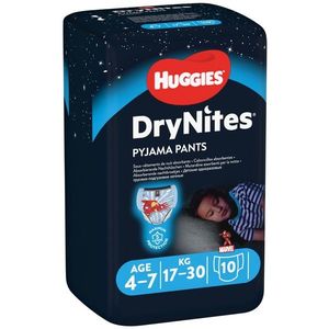 Scutece Huggies DryNites Conv, 4-7 ani, Boy, 10 buc, 17-30 kg imagine