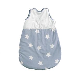 Sac de dormit de vara, Lorelli, 0-6 luni, Stars Blue Grey Mist imagine