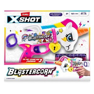 Arma de jucarie cu 16 sageti din burete, X-Shot, Blastercorn imagine